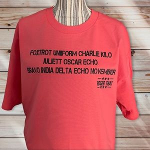 Original Mud Cricket Designs Foxtrot Uniform Charlie Kilo graphic tee